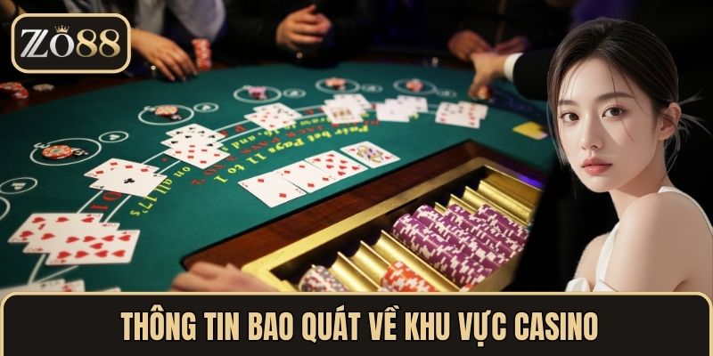 Thông tin bao quát về khu vực casino